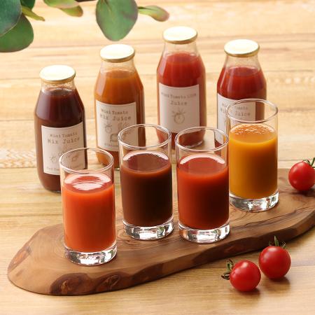 <齋藤農園>4種のミニトマトジュース170ml×8本