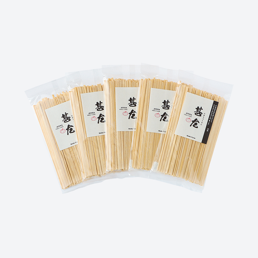 ＜上田ファーム＞かぼちゃうどん 甚左200g×5袋