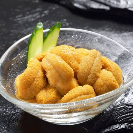 ＜マリナシーフーズ＞北海道産塩水生うに100g×2