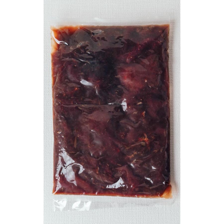 ＜平取ジビエ工房＞平取町産エゾシカロース肉ジンギスカン500g