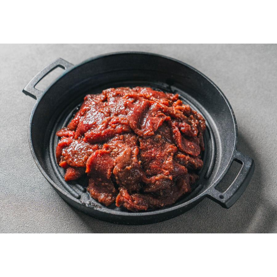 ＜平取ジビエ工房＞平取町産エゾシカロース肉ジンギスカン500g×2