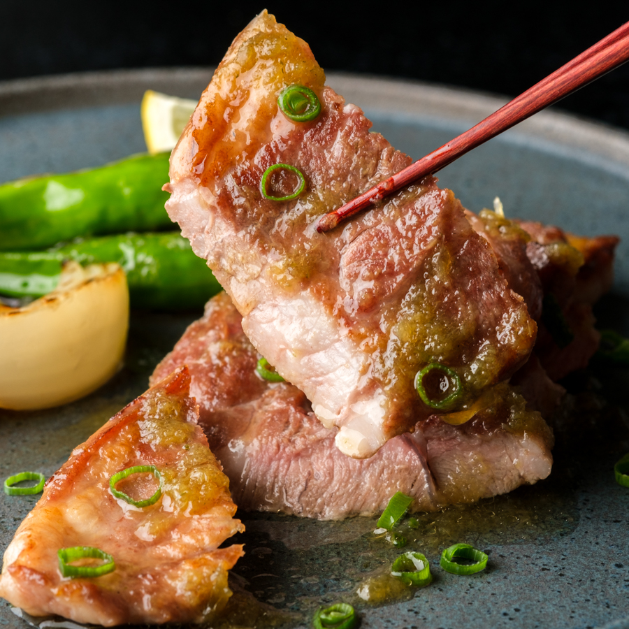 <沙流苑>厚切りラムステーキタレ・塩味 計12枚セット(220g×6パック)