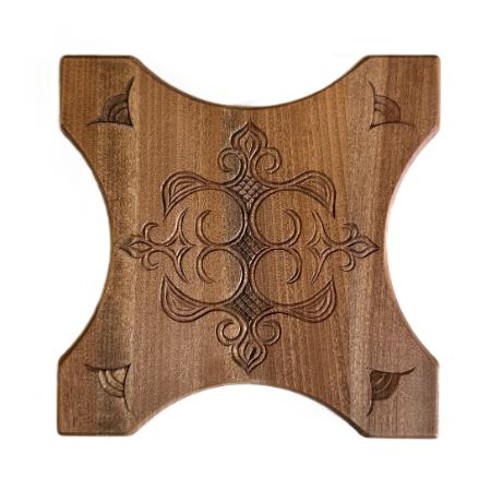 ＜ramgu＞鍋敷き Lサイズ kessyo ウォルナット