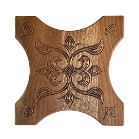 ＜ramgu＞鍋敷き Lサイズ uka ウォルナット