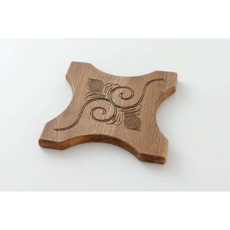 <ramgu>鍋敷き Lサイズ mebae ウォルナット