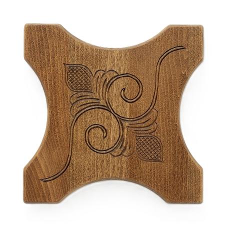 ＜ramgu＞鍋敷き Lサイズ mebae ウォルナット