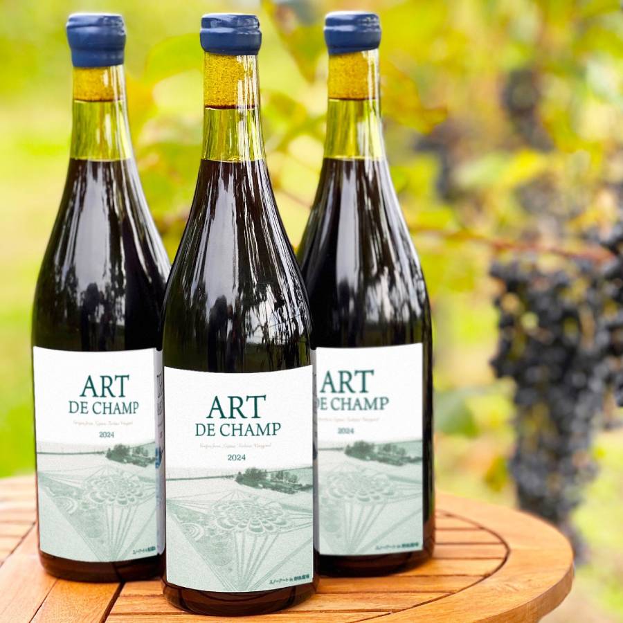 <le bleu>中札内村産葡萄ワイン「ART DE CHAMPS」750ml×1本