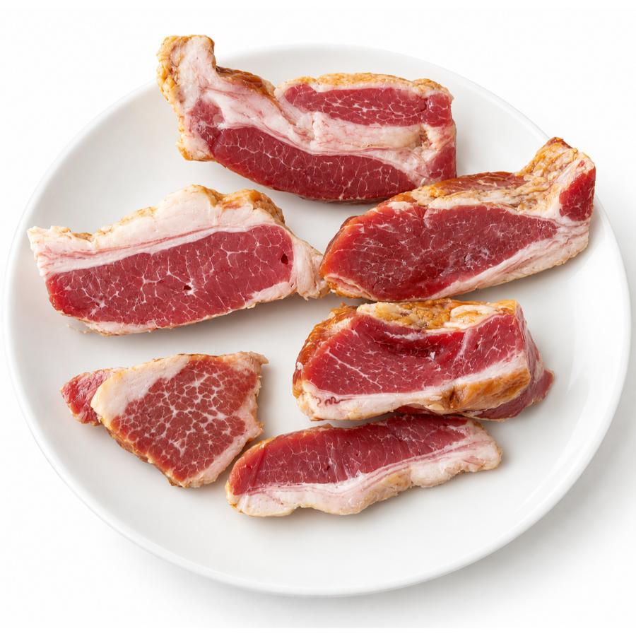 【もったいない！を食べよう】＜十勝池田食品＞乾塩ベーコン切落し1kg（200g×5）