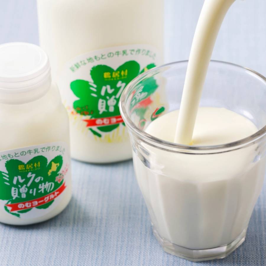 ＜酪楽館＞飲むヨーグルト8本～ミルクの贈り物セット～（150ml×6本、500ml×2本）