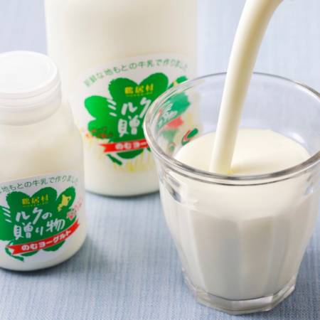 ＜酪楽館＞飲むヨーグルト8本～ミルクの贈り物セット～（150ml×6本、500ml×2本）