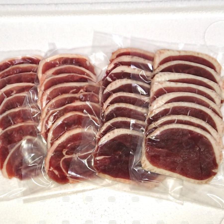 ＜シェフ桑原　鴨とフォアグラ専門店＞冷凍　鴨肉スライスセット