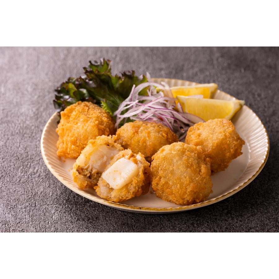 ＜ほたて屋だいえい＞クリスピーボールとほたてフライ