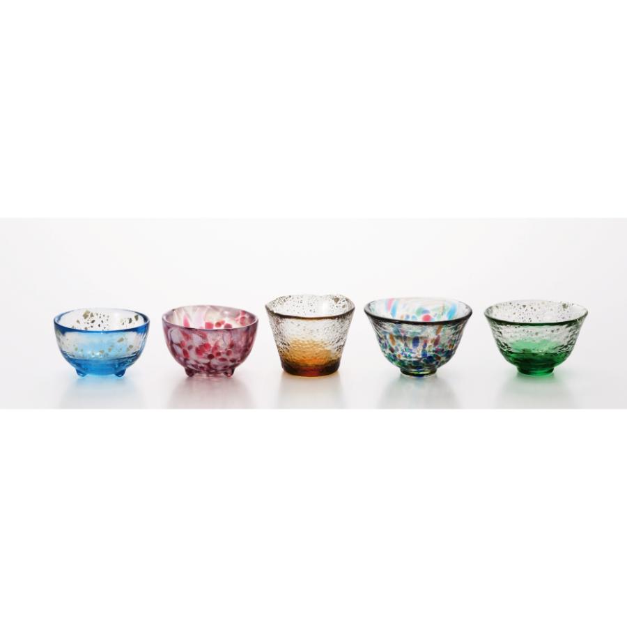 <津軽びいどろ>五様ミニグラスセット