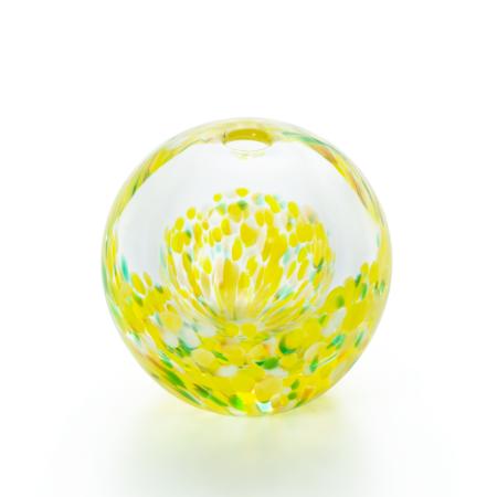 ＜津軽びいどろ＞一輪挿し 向日葵