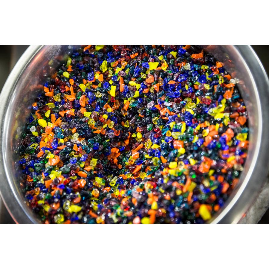 <津軽びいどろ>天開 フリル花器ねぶた