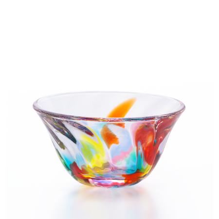 ＜津軽びいどろ＞ねぶたあかり 盃 iro