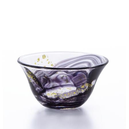 ＜津軽びいどろ＞ねぶたあかり 盃 sumi