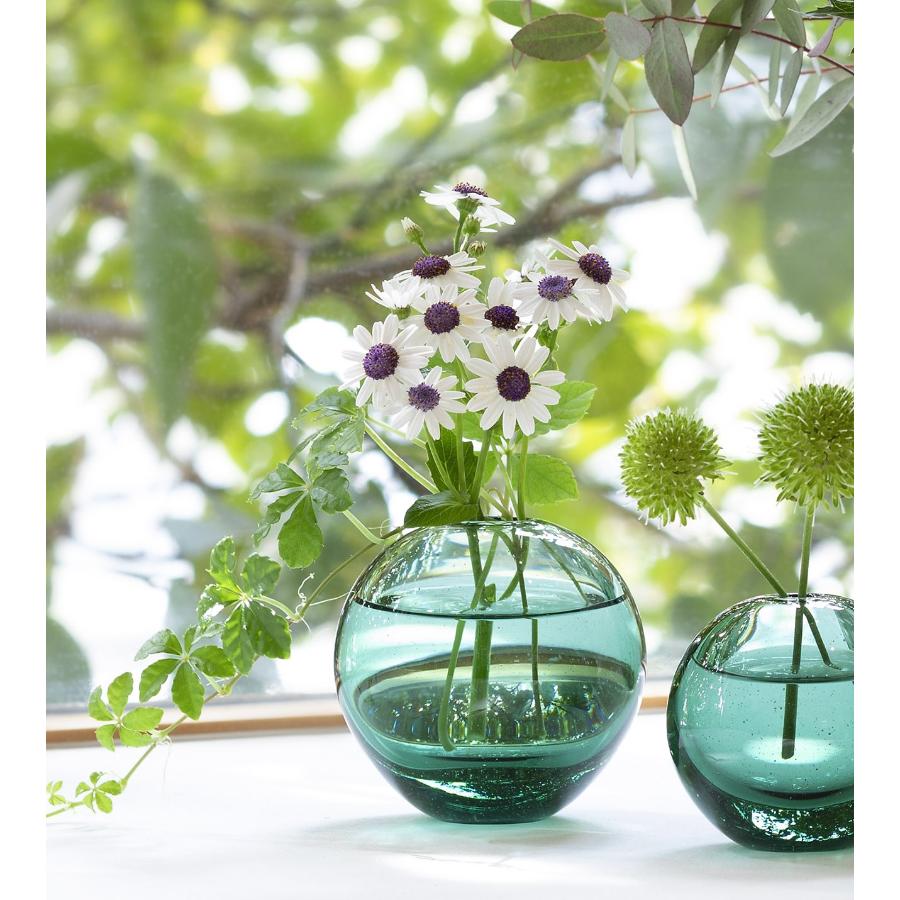 ＜津軽びいどろ＞UKIDAMA 花器