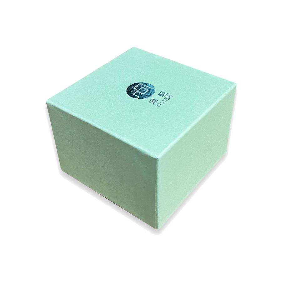 <津軽びいどろ>盃12か月コレクション【1月】雪見