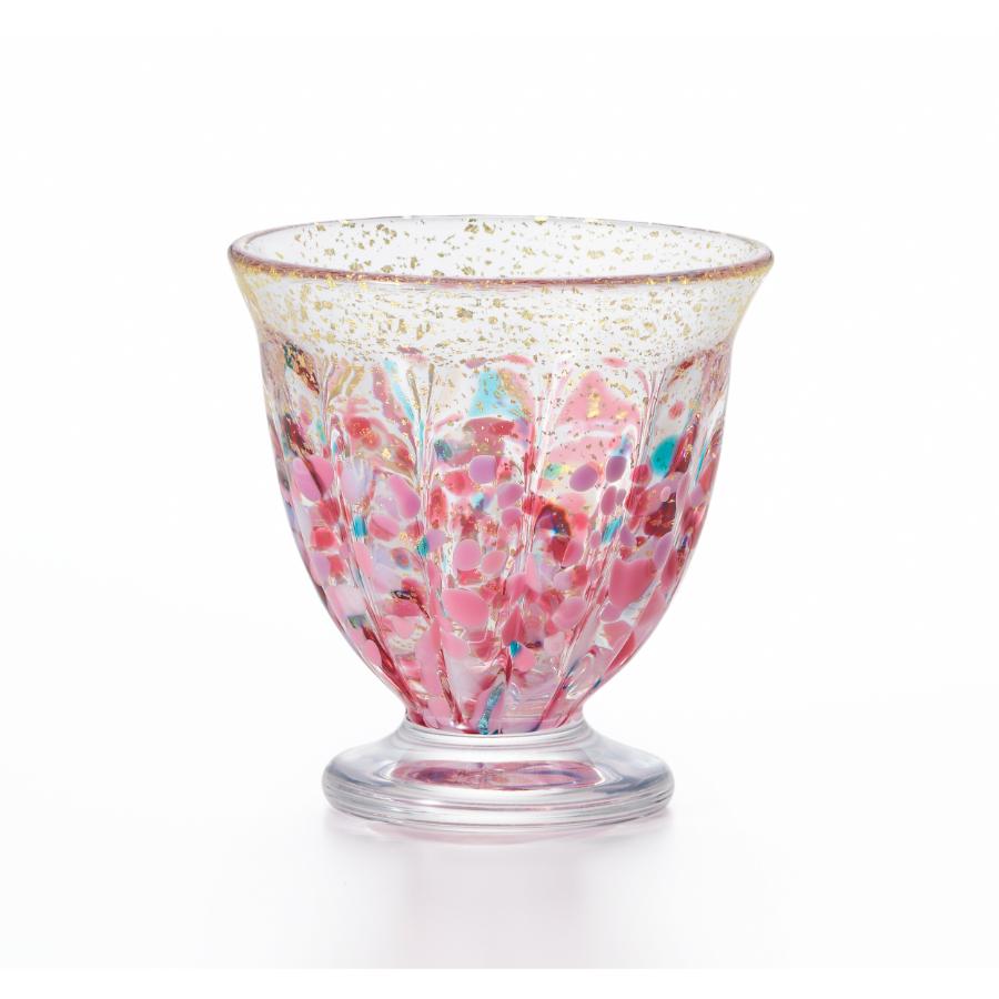 ＜津軽びいどろ＞盃12か月コレクション【2月】春時雨