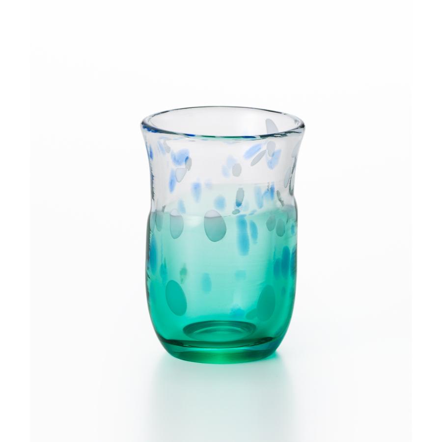 <津軽びいどろ>盃12か月コレクション【6月】梅雨晴