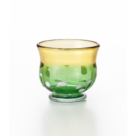 ＜津軽びいどろ＞盃12か月コレクション【9月】月見