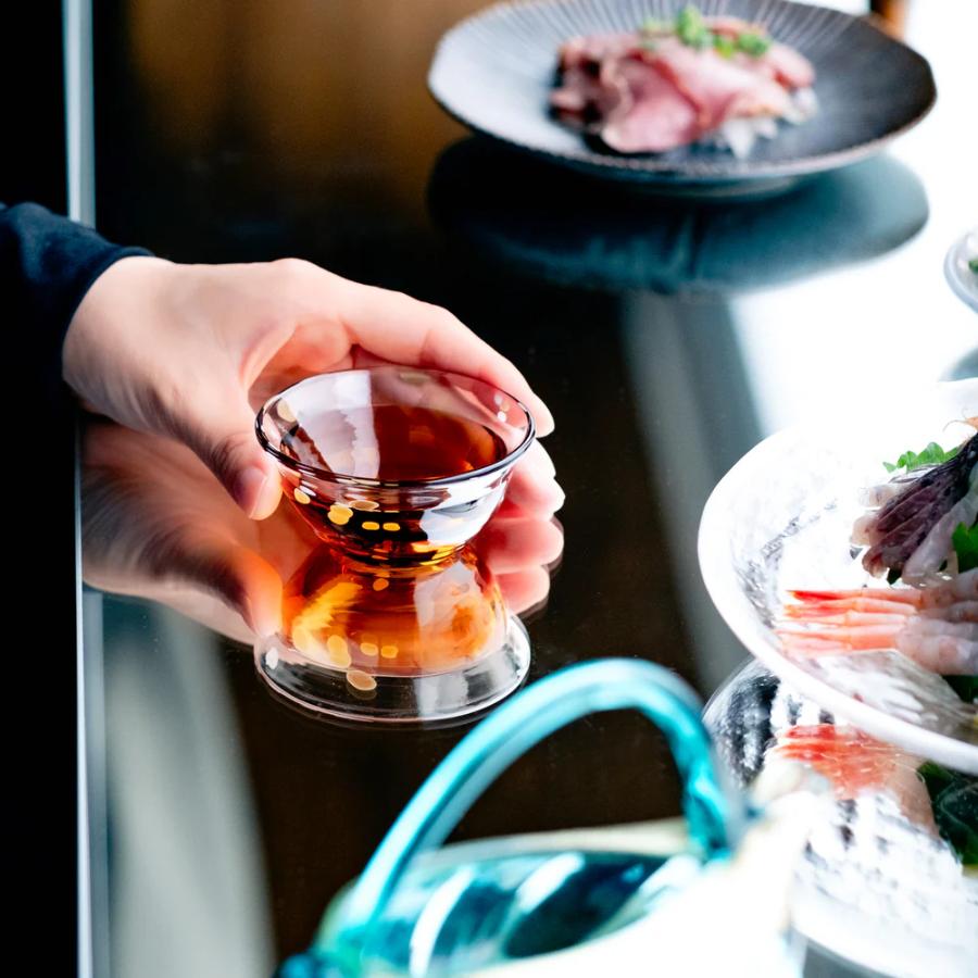 ＜津軽びいどろ＞盃12か月コレクション【10月】秋の空