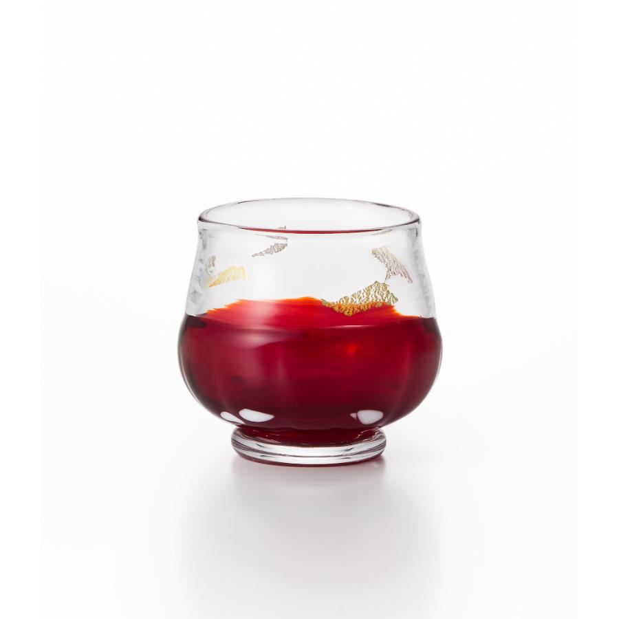 ＜津軽びいどろ＞盃12か月コレクション【11月】初冬