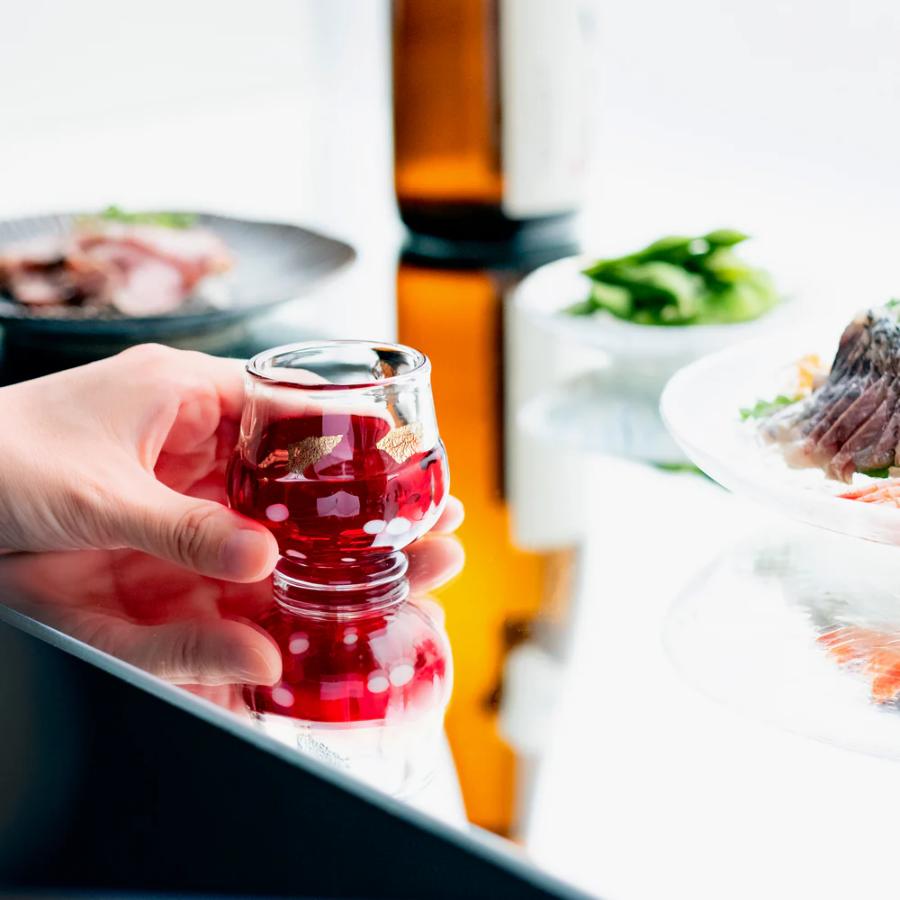 ＜津軽びいどろ＞盃12か月コレクション【11月】初冬