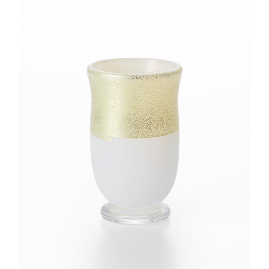 <津軽びいどろ>盃12か月コレクション【12月】冬銀河