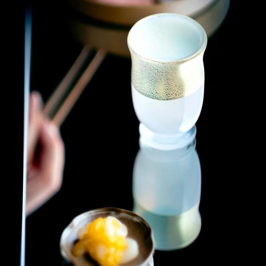 <津軽びいどろ>盃12か月コレクション【12月】冬銀河