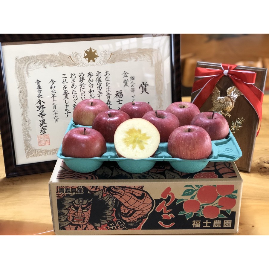 【もったいない!を食べよう】<福士農園>サンふじ家庭用 3kg