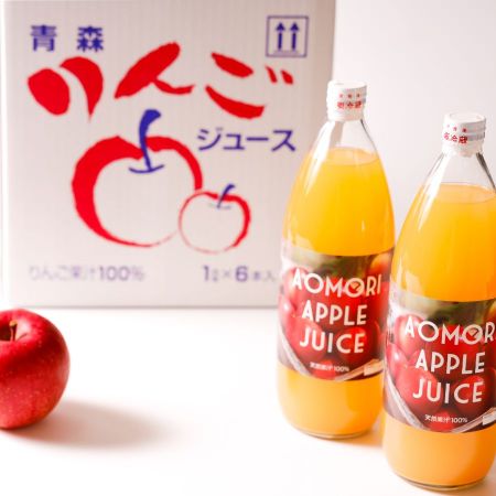 ＜マルコウアップル＞青森県産完熟りんごジュース１L×６本