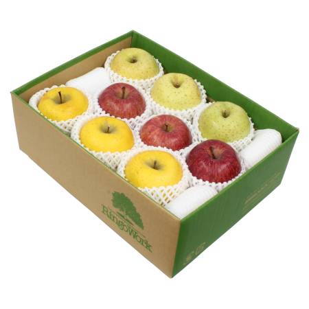 ＜RingoWork＞青森県産りんご３種詰め合わせ3kg