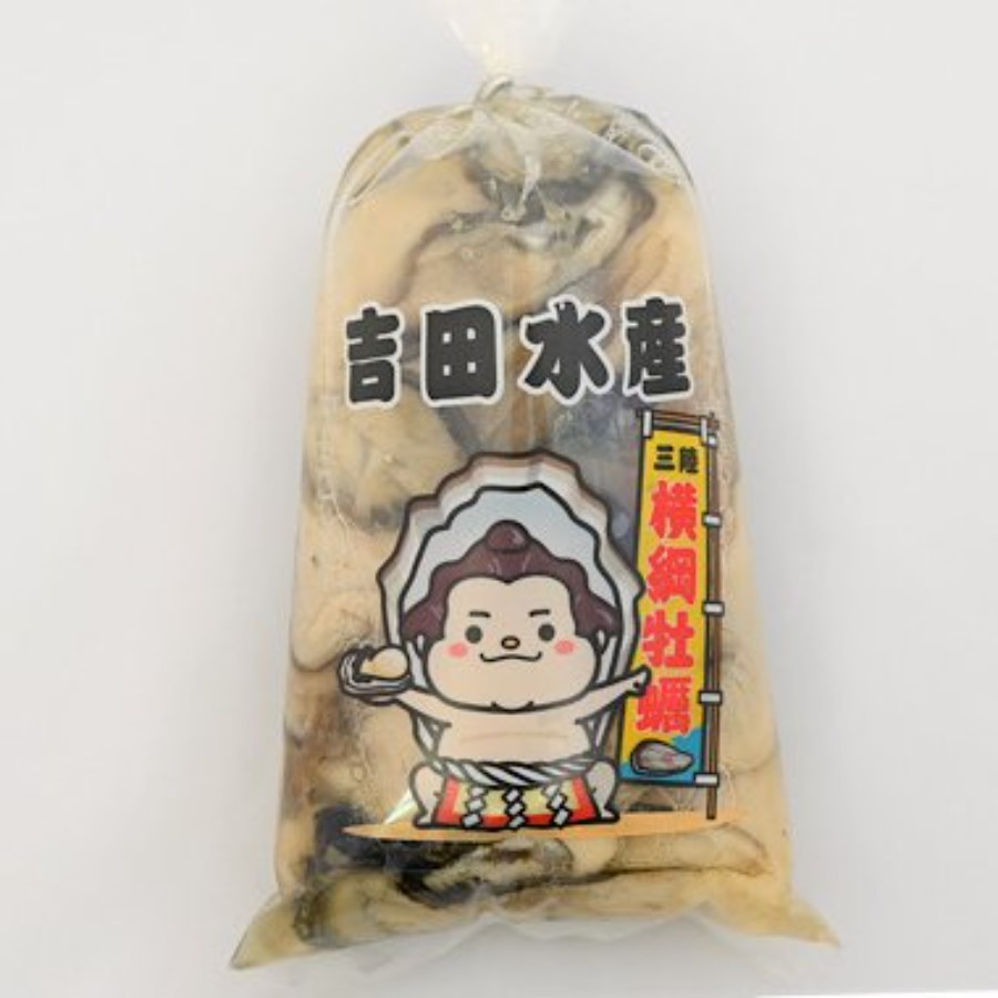 <横綱牡蠣の吉田水産>お試し むき身牡蠣 加熱用 Mサイズ 300g