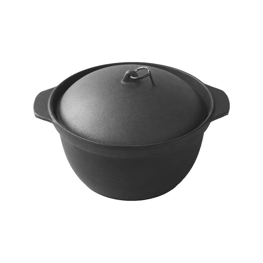 <OIGEN>南部鉄器 南部ごはん釜 3合炊 (IH対応)