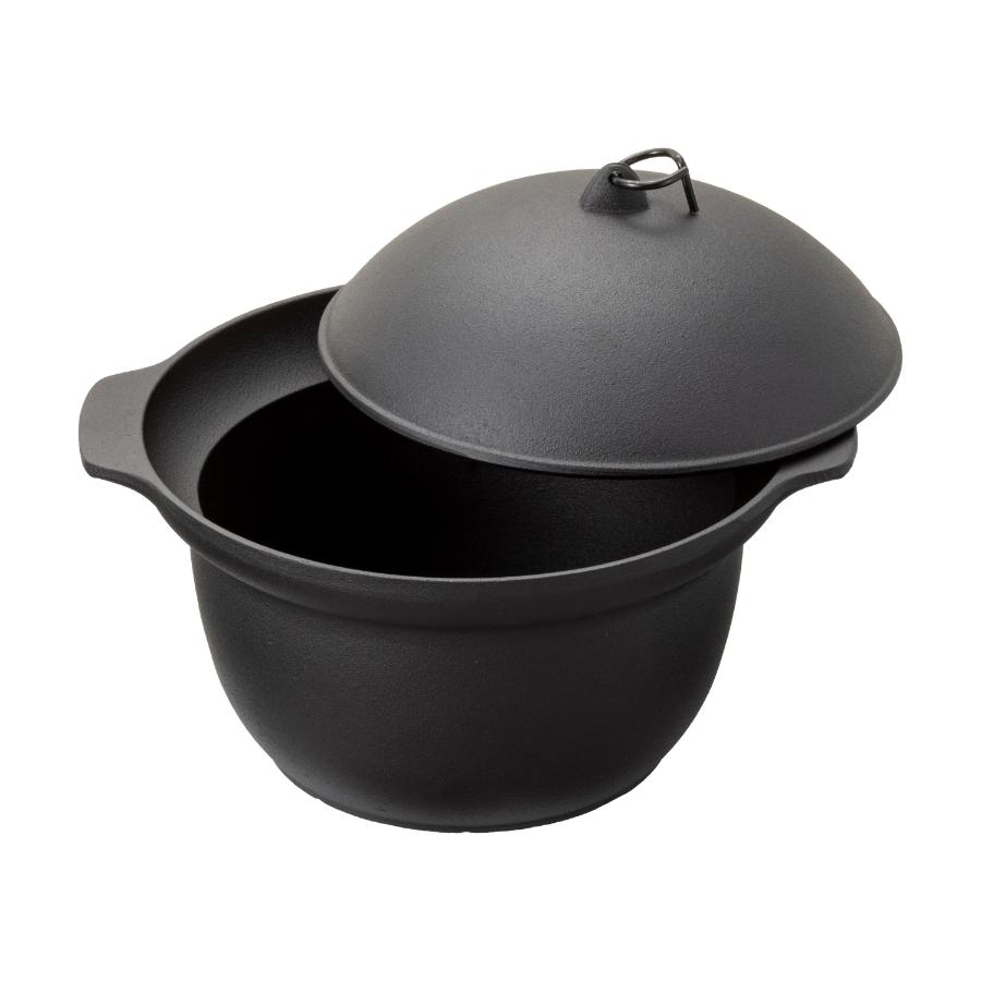 <OIGEN>南部鉄器 南部ごはん釜 3合炊 (IH対応)