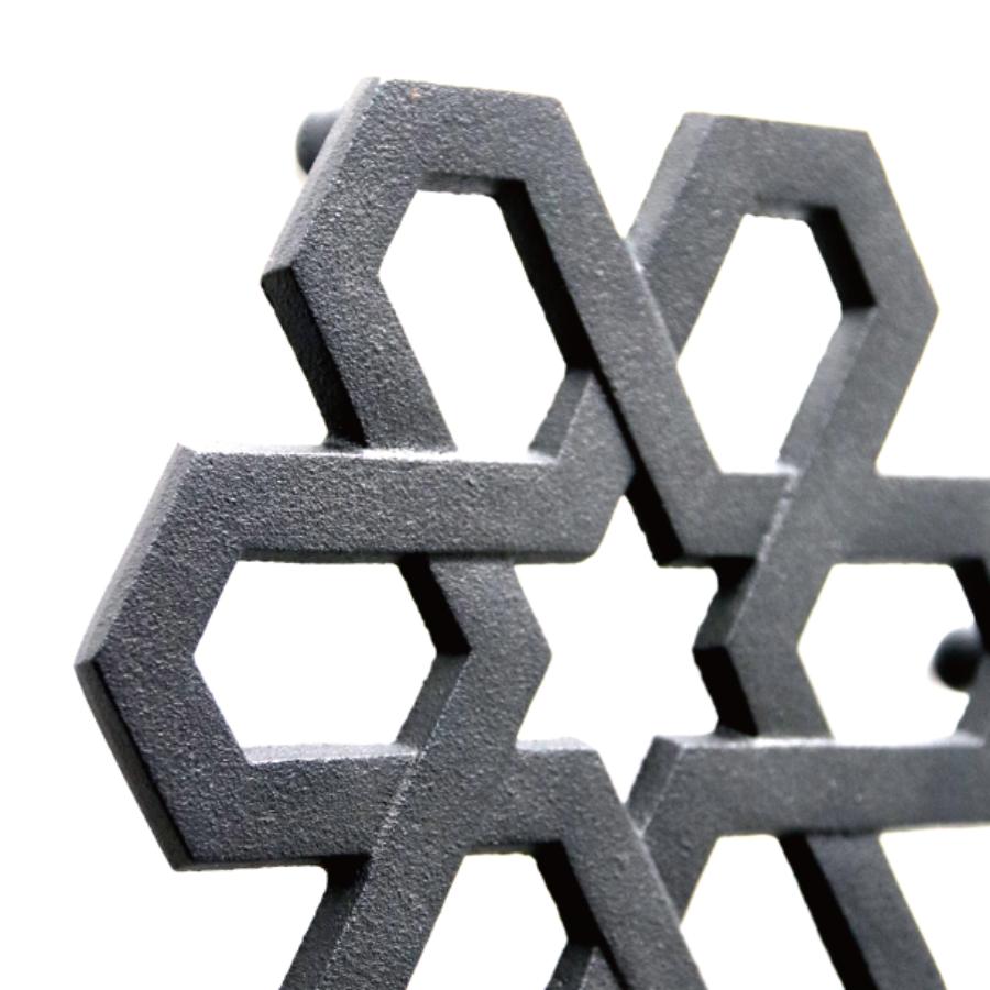 ＜OIGEN＞南部鉄器 　瓶敷　雪格子