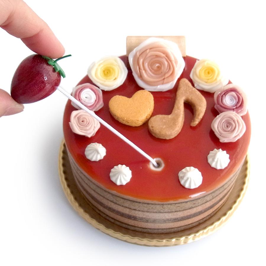 <熊野洞>ホールケーキ型オルゴール「星に願いを」