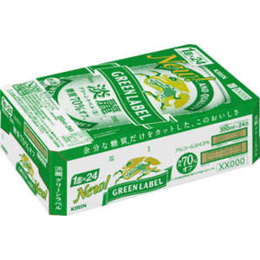＜キリンビール＞淡麗グリーンラベル 350ml 缶（発泡酒）×24本