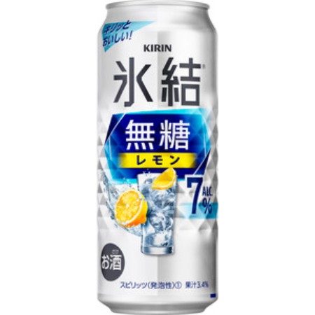 ＜キリンビール＞キリン 氷結(R)無糖 レモン ALC.7% 500ml 缶（お酒）×24本