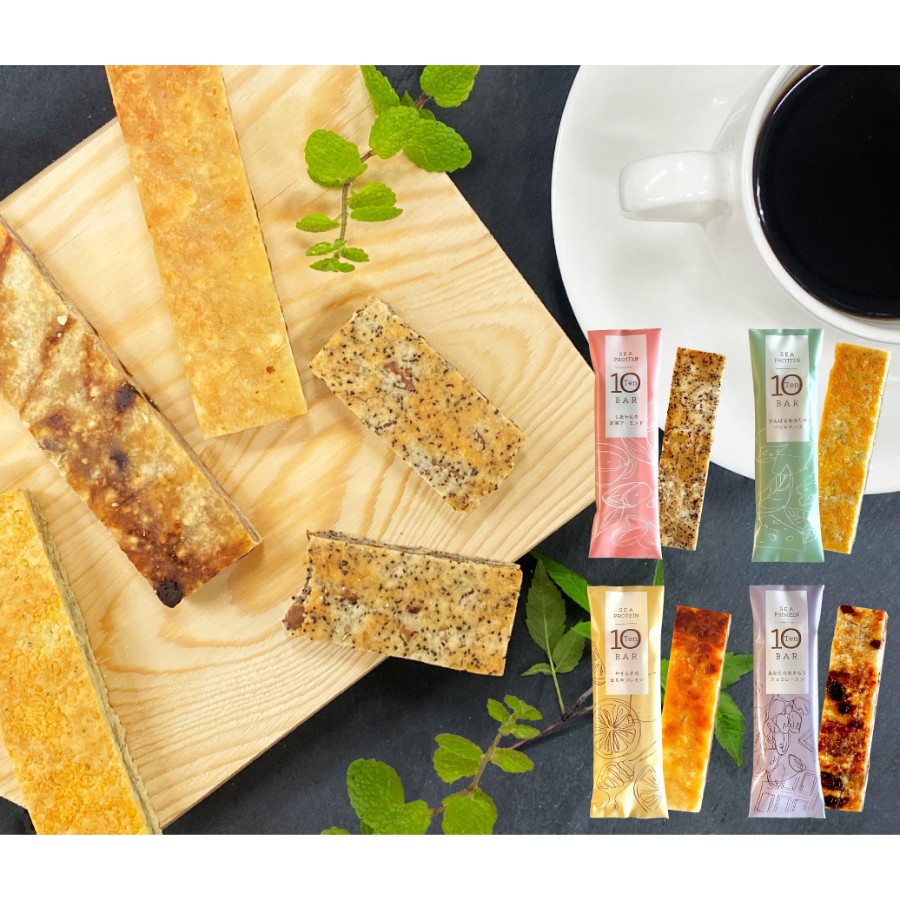 <emitotto 鐘崎(エミトット)>シープロテイン10BAR 40gx12本(4種類各3本)