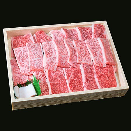 ＜和牛のからくわ精肉店＞仙台牛A5ランク　焼き肉・カルビ用（赤身・霜降り）500g