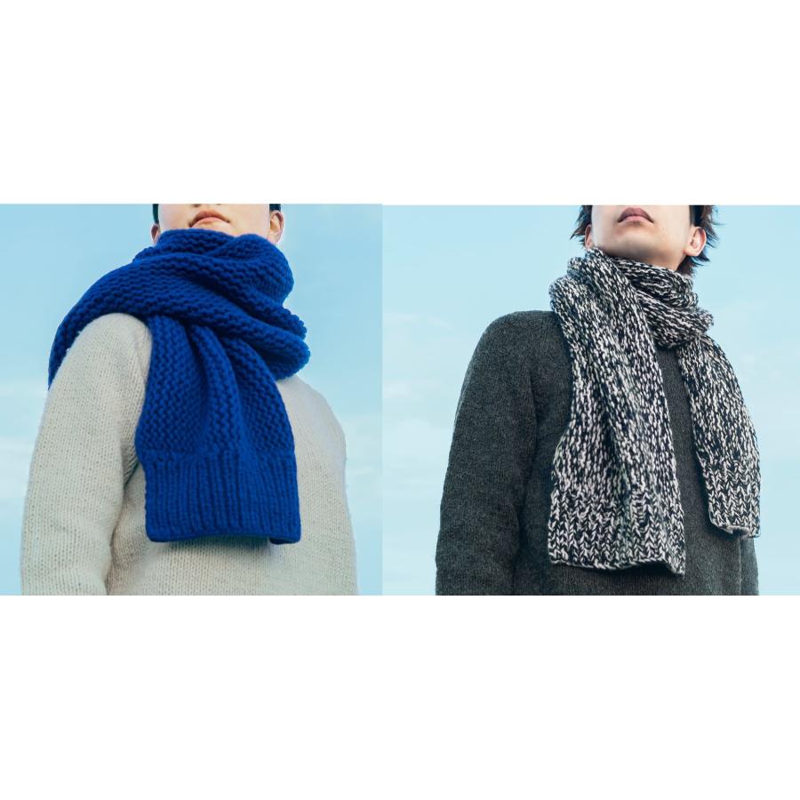 ＜KESENNUMA KNITTING＞カシミヤストール　／グレー