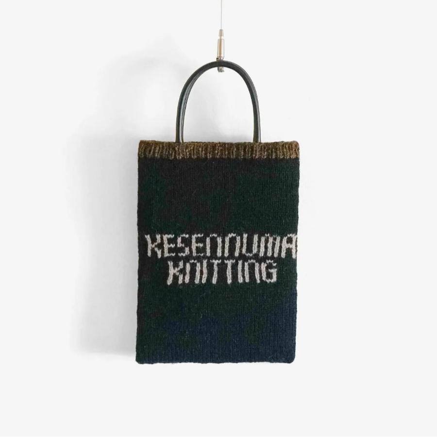 <KESENNUMA KNITTING>カモシカのニットバッグ