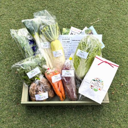 ＜岩沼みんなの家＞「みんなのお米！」1kg・「みんなの直売！野菜」7～8種セット詰め合わせ