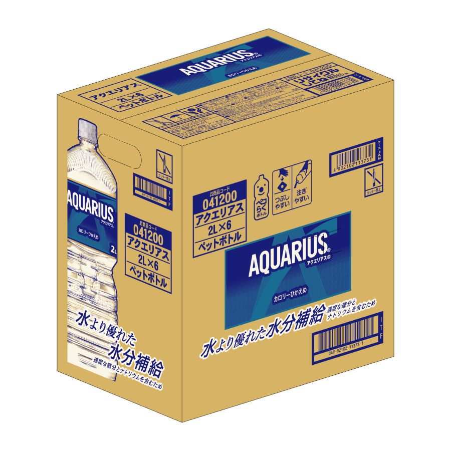 アクエリアス2L PET×6本入り 定期便6カ月コース