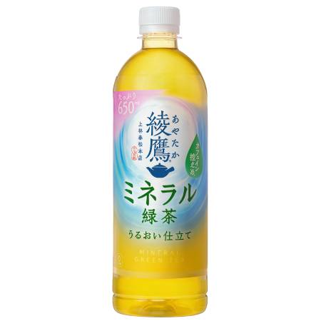 綾鷹 ミネラル緑茶650mlPET×24本入り