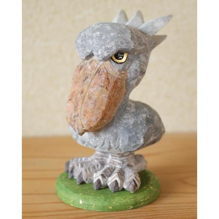 ＜蔵王一刀彫＞ハシビロコウ