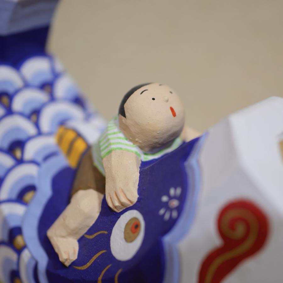 <蔵王一刀彫>鯉太郎